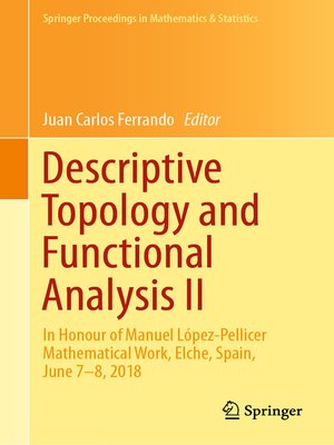 cover image of Descriptive Topology and Functional Analysis II